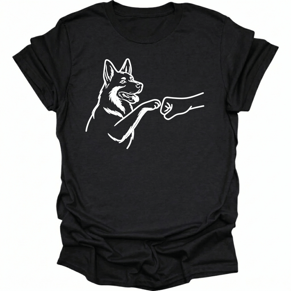 German Shepherd Punch Hand
