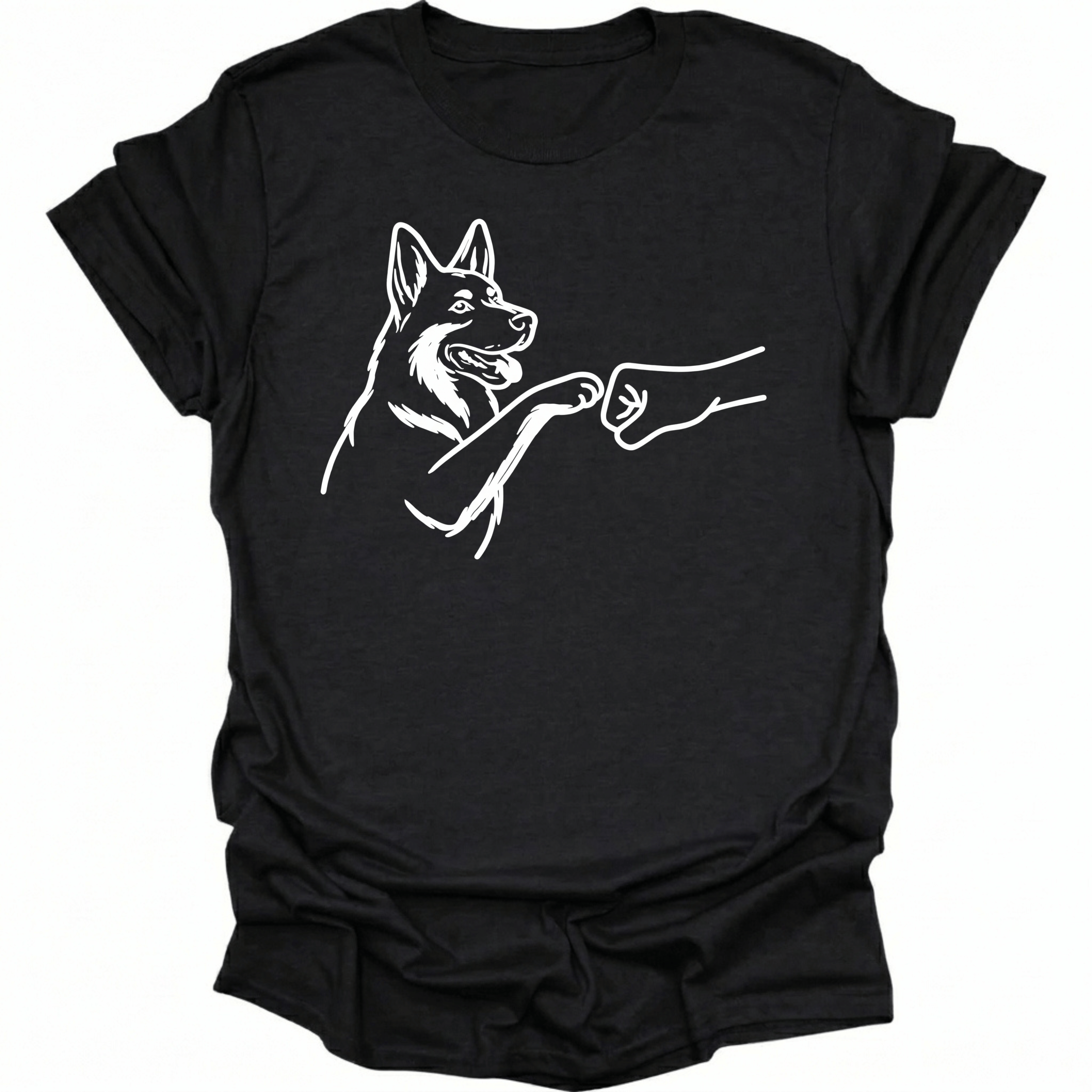 German Shepherd Punch Hand