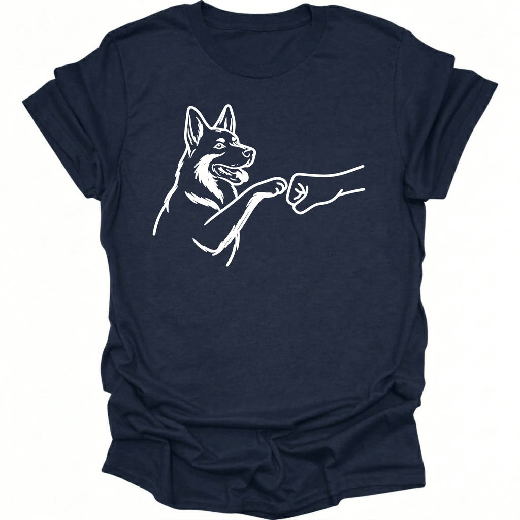 German Shepherd Punch Hand