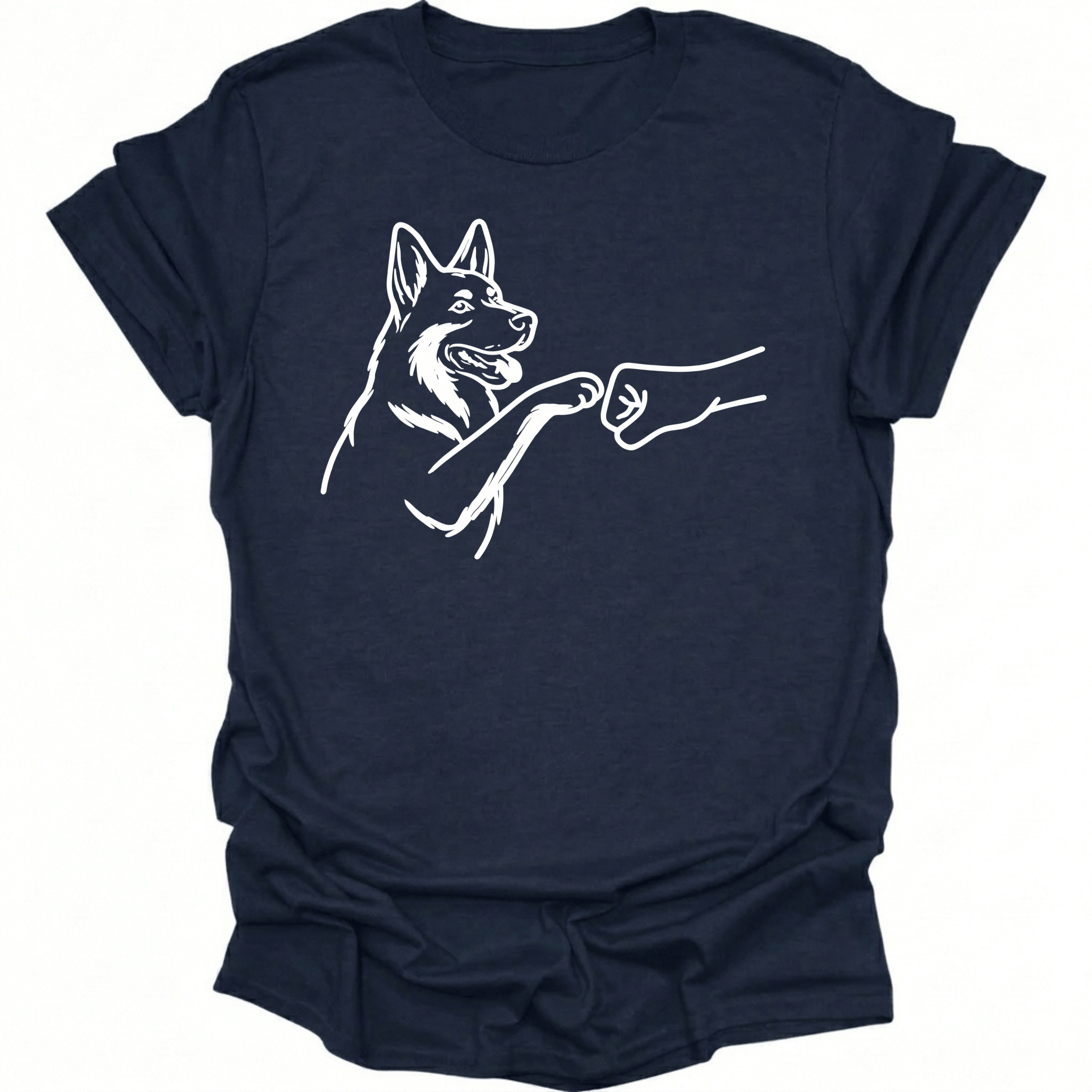 German Shepherd Punch Hand