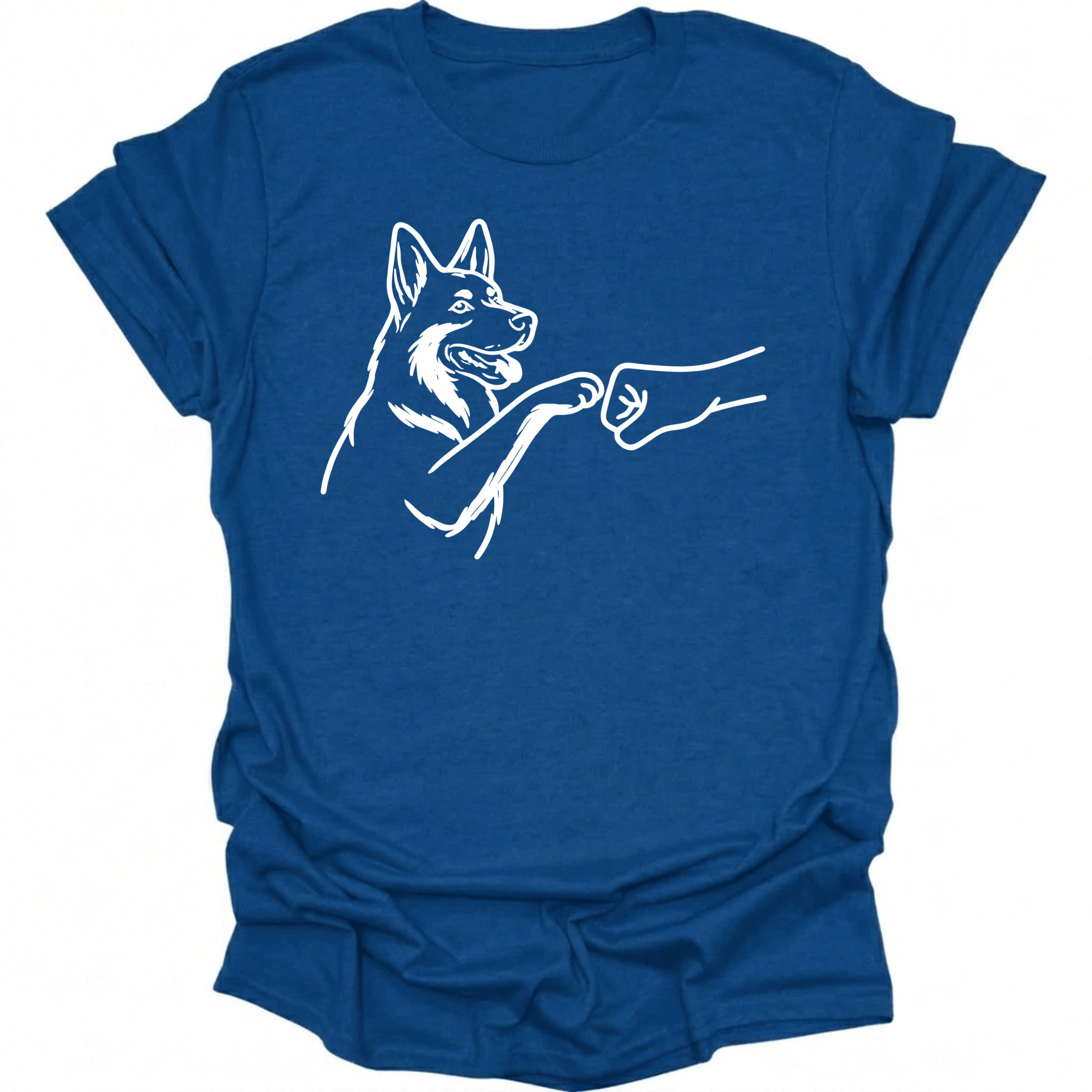 German Shepherd Punch Hand