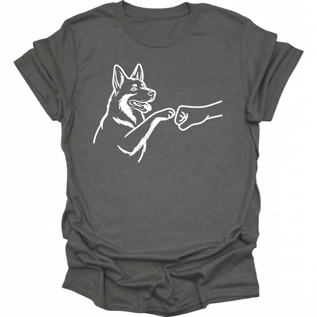 German Shepherd Punch Hand