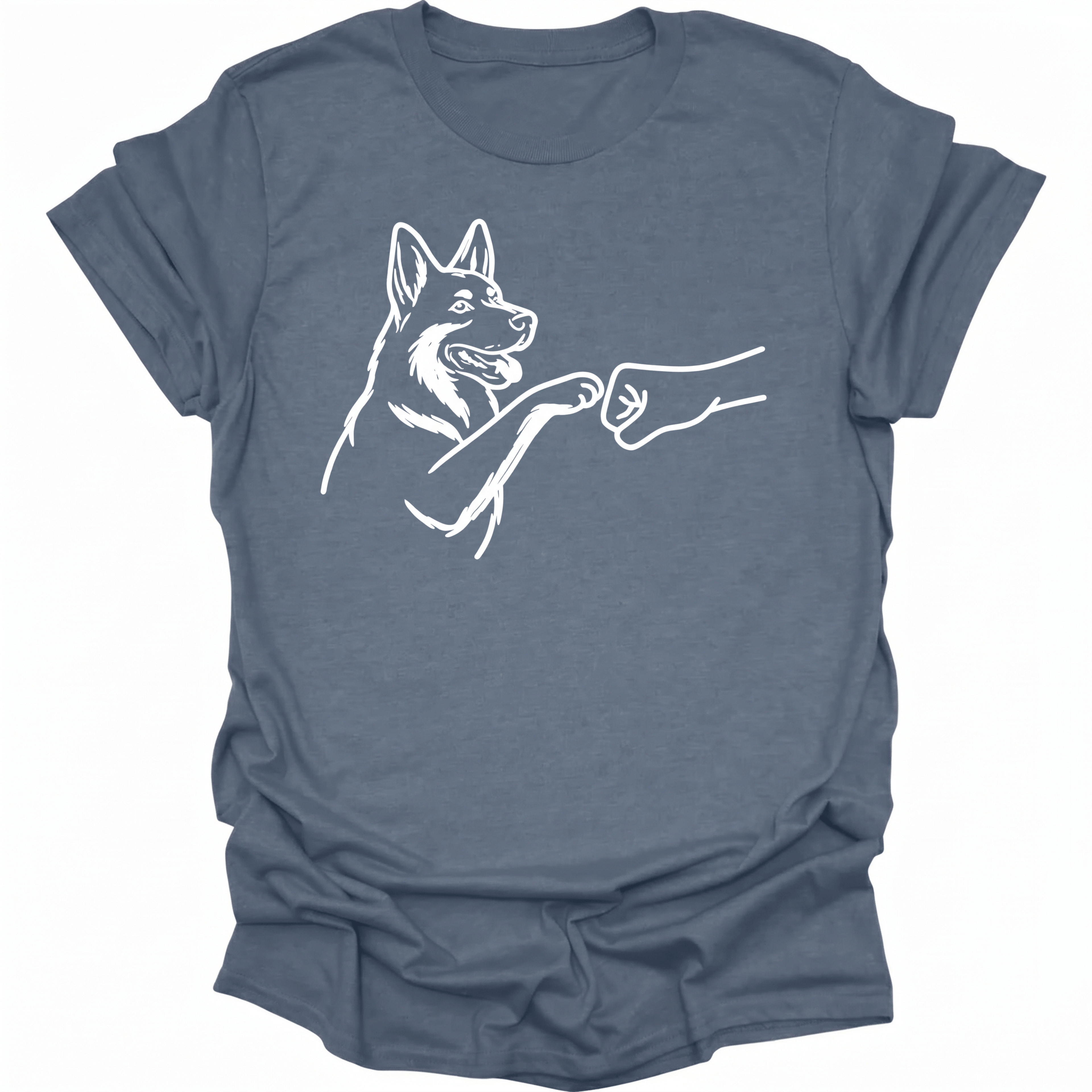 German Shepherd Punch Hand